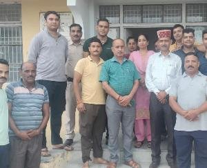 Farewell party given to ASI Jatinder Kumar posted in Khundia police station
