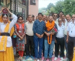 Kunihar: District level under 14 student sports competition started in Kunihar School.