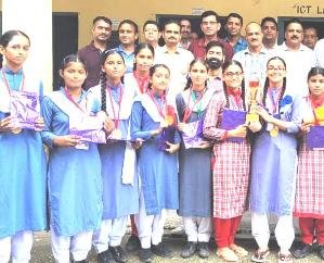 Majheen: Girls of Majheen School won first position in Under-19 zonal level sports competition.