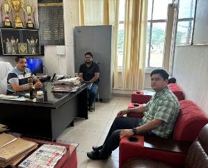 A meeting was organized in the Postal Department Dehra Hawk Division