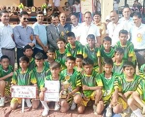 Kunihar became the winner of 4-day district level under 14 student sports competition