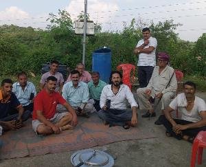 Dehra: BJYM District President Raman Sharma launched BJP membership campaign.