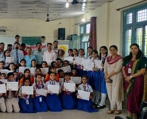 Kangra: National Heritage Quiz Competition organized in DAV School Dehra