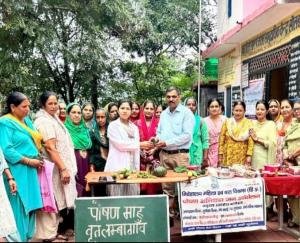 Jaisinghpur: Anganwadi workers of block Lambagaon given information about prevention of anemia