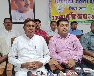 BJP District President Balbir Chaudhary raised questions regarding conducting Chintpurni Mahotsav as part of Shraddha.