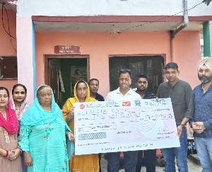 Kangra: An amount of Rs 10 lakh provided to the nominee of accident insurance.