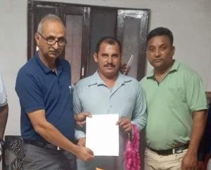 Election of Panchayat Deputy Head held in Gram Panchayat Chanauta of Dharampur