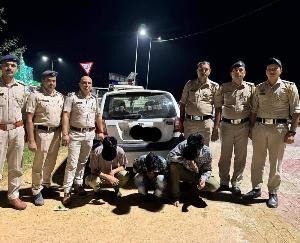 Bilaspur: Sadar police station seized 68.64 grams of chitta from three youths near Mandi Bharari.