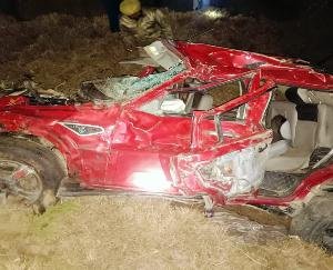 Shimla: Car fell into ditch in Nerwa, 2 people died, 2 seriously injured.