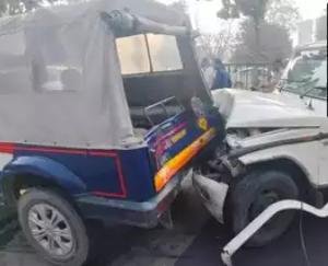himachal governor road accident lucknow 