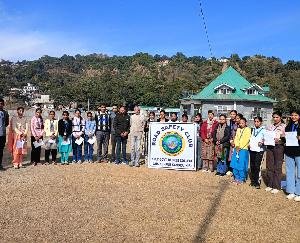 Essay writing competition organized by Road Safety Club in Jaisinghpur College