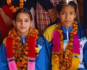 Two girl students of Padhar will represent Himachal in National Judo Competition
