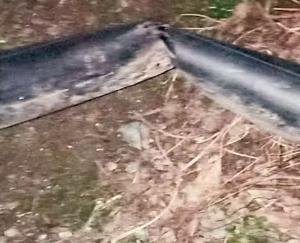 Another mess: Irrigation scheme pipes burst in the trial itself, complaint given to SDM