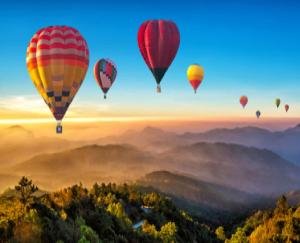 Hot air balloon ride started in Bilaspur, tourists will be able to see beautiful views in the air