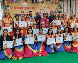 Program organized on 15th National Voters' Day in Bilaspur