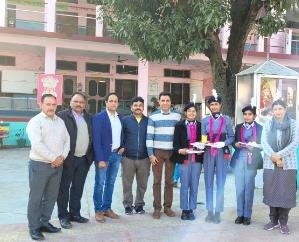 Three girl students of Bhadoli Kohala participated in the State Republic Day Parade organized in Shimla.