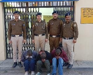 Solan: 3 accused who stole goods worth Rs 1.90 lakh from junk shop arrested