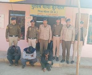 09 Solan police arrested three thieves who stole iron plates.