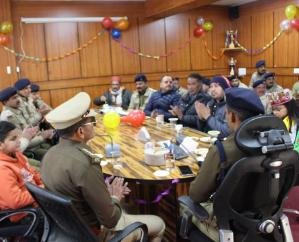 District Police Department bid farewell to Lahaul-Spiti Superintendent of Police Mayank Chaudhary, now he will take charge in Dehra