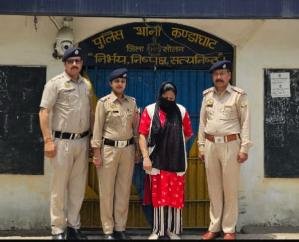 Kandaghat police arrested the woman who shared the objectionable post