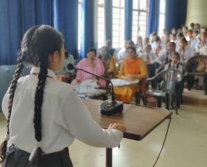 Solan-: English- declamation -competition- organized- in -Dayanand- Adarsh- ​​Vidyalaya