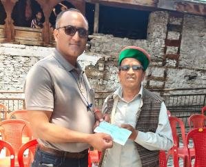 Bharmour-: Retired -Beldar -Raiflu -Ram -contributed- Rs -11,000 -for -school -campus- development