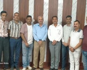 Gaurav Jain became the new president of Press Club Sujanpur