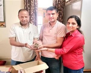Compassionate action of Viplav of Mandi, saved the life of a baby rabbit