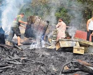  Mandi; Fire broke out in a house in Vasani due to cylinder explosion, loss of lakhs