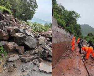 Monsoon havoc: Landslide on Kalka-Shimla railway route, train movement affected