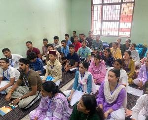 Dehra: Third day of All India Sanskrit Training Camp concluded with enthusiasm