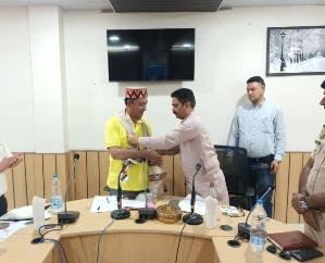 Revenue Minister Jagat Singh Negi Visits Syathi Village in Dharmapur, Reviews Relief and Rehabilitation Work