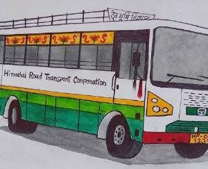 Issue: HRTC bus did not run for three days, anger among common people