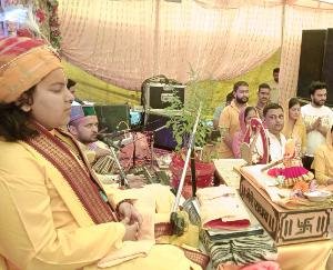 Kunihar: Krishna Prakat Utsav celebrated in Shrimad Bhagwat Katha Purana
