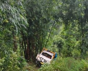 Pickup fell at Ikku turn in Palampur, 4 dead, 29 were on board