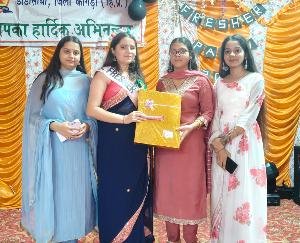  Fresher's party at Dada Ciba College, Kartik became Mr. Fresher, Pragati and Anamika were Miss Fresher