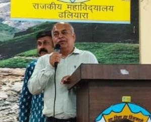 Dehra: Mahindra Singh Rana becomes President of Old Student Association Dhaliara College for the second time