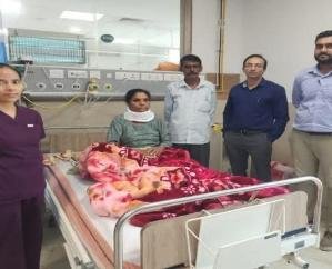 Bilaspur_AIIMS_gives_new_life_to_woman_successful_surgery_of_30_year_old_burn_contracture