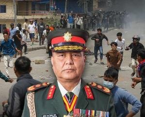 Talks started between army and protesters to make interim PM in Nepal, names of Kulman Ghisingh and Sushila Karki put forward.