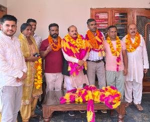Jwali_Former_MLA _Arjun_Thakur_participated_in_Gram_Panchayat_Bhalu.