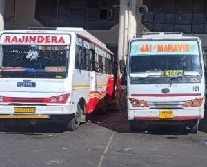 Shimla_Private_bus_operators_on_strike_passengers_upset_people_walk_to_their_destinations