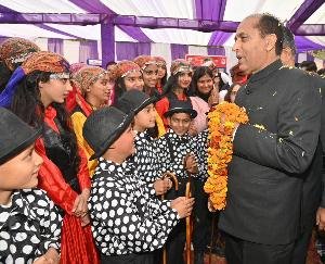 Dehra_Jai_Ram_Thakur_attended_the annual_function_of_Delhi_Convent_School