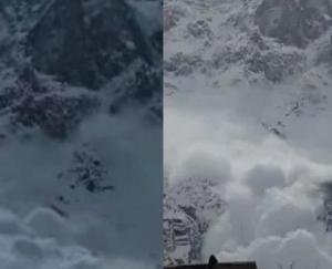 Iceberg_breaks_off_from_Kinnaur_Kailash_panic_in_Ribba_village_warning_issued_for_these_districts_also...