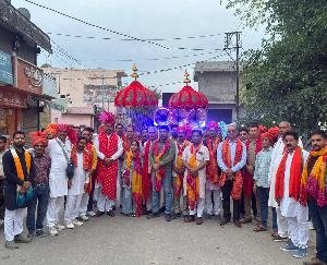 Ram Navami festival concluded with reverence and devotion in Indora, MLA Malendra Rajan was the chief guest.