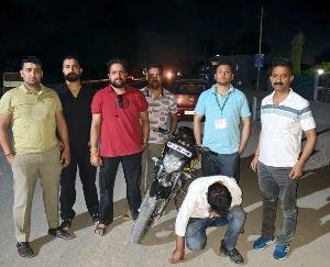  Nurpur police arrested an accused with 6.63 grams of chitta.