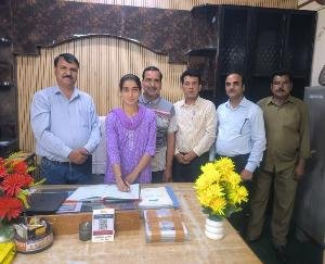 Sakshi will teach right where she studied