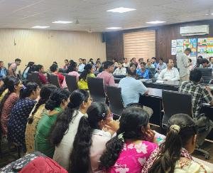 Orientation program organized for newly admitted students at Government Degree College, Indora.