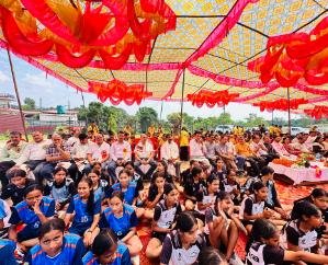 Under-19 Girls' Sports Competition Kicks Off at GSSS Barthi
