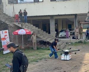 An initiative by the Department of Posts: Drones land a 'postman's job' in the mountains of Himachal, delivering letters across 20 km in just five minutes.