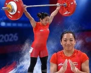 Mirabai Chanu's remarkable feat at the Asian Games after 28 years; creates history by winning a silver medal.